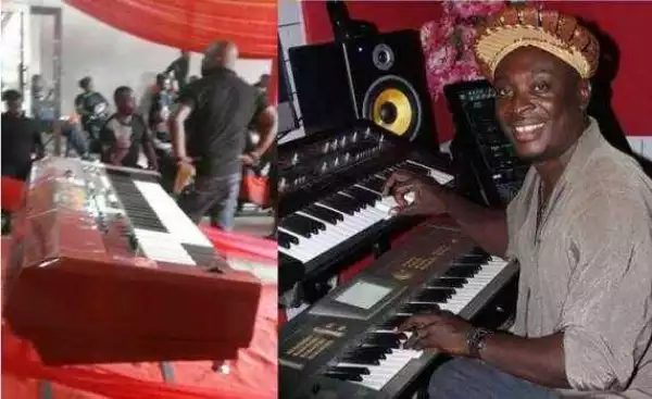 Popular music producer, George Forest buried in a music keyboard casket in Ghana
